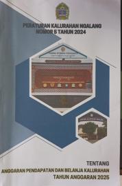 ANGGARAN PENDAPATAN DAN BELANJA KALURAHAN NGALANG TAHUN 2025